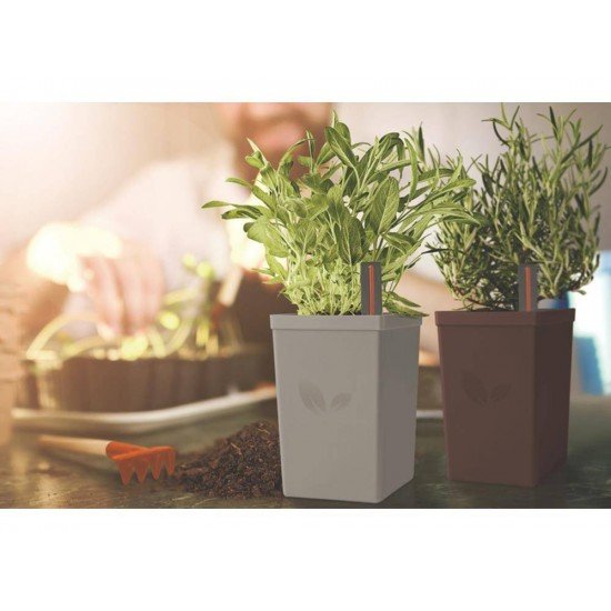 VASO PLASTICO AUTOIRRIGAVEL COR GELO TRAMONTINA