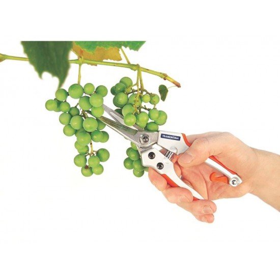 TESOURA DE PODA METALICA RALEIO PROFISSIONAL COM CABO METALICO EMBORRACHADO ENCARTELADO TRAMONTINA