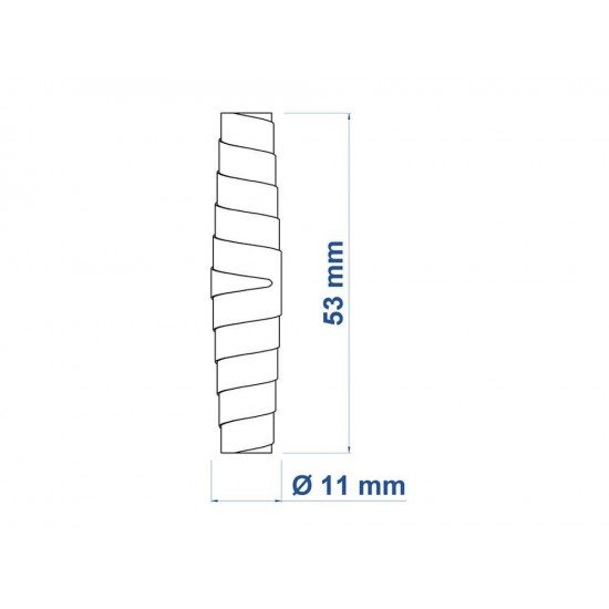 MOLA METALICA HELICOIDAL BICONICA PARA TESOURA DE PODA 78304 E 78308 ENCARTELADO TRAMONTINA