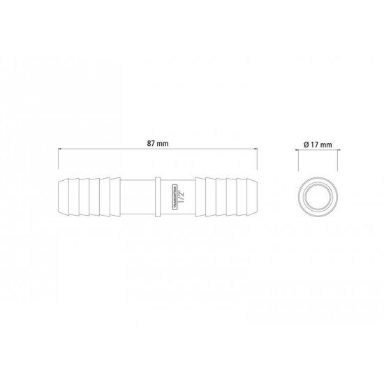 UNIAO INTERNA 1/2 TRAMONTINA