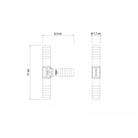 TE INTERNO TRIPLO 1/2 TRAMONTINA