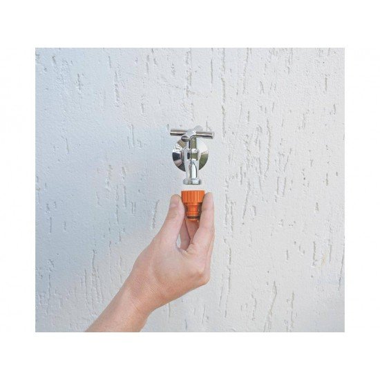 ADAPTADOR FEMEA EM PLASTICO COM ROSCA DE 3 4 PADRAO AMERICANO PARA JARDIM TRAMONTINA