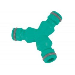 DERIVCAO Y EM PLASTICO COM TRES SAIDAS PARA ENGATE RAPIDO DE 1 2 5 8 E 3 4 PARAJARDIM TRAMONTINA