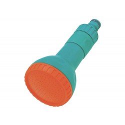 IRRIGADOR EM PLASTICO COM REGULAGEM E CORTE COM JATO TIPO CHUVEIRINHO,PARA JARDIM TRAMONTINA