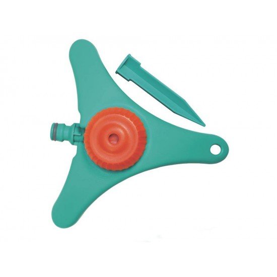 ASPERSOR ESTATICO EM PLASTICO COM BASE DE APOIO E PONTALETE PARA ENGATE RAPIDO PARAJARDIM TRAMONTINA