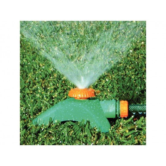 ASPERSOR ESTATICO EM PLASTICO COM BASE DE APOIO E PONTALETE PARA ENGATE RAPIDO PARAJARDIM TRAMONTINA