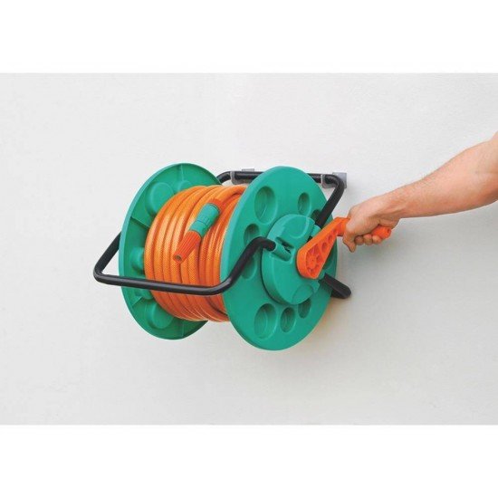 ENROLADOR PLASTICO PARA MANGUEIRAS COM BRACOS METALICOS TRAMONTINA