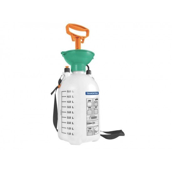 PULVERIZADOR PLASTICO LATERAL DE COMPREENSSAO PREVIA 5 L TRAMONTINA