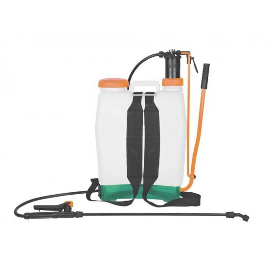 PULVERIZADOR PLASTICO COSTAL MANUAL DE 16 LITROS TRAMONTINA