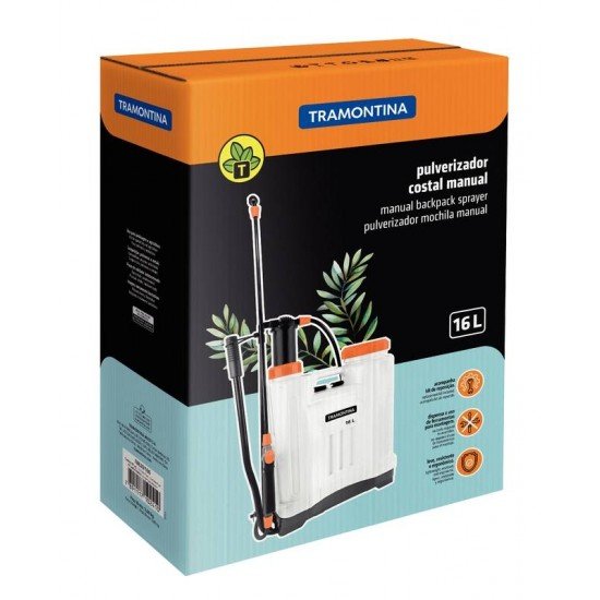 PULVERIZADOR COSTAL MANUAL 16 L TRAMONTINA