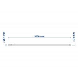 CABO METALICO TELESCOPICO EXTENSIVEL DE 1,57 A 3,00 METROS TRAMONTINA