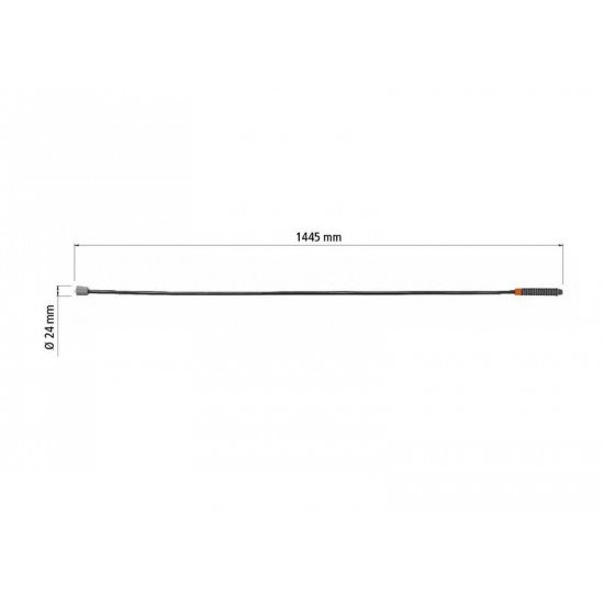 MANGUEIRA COM PORCA PULV. 5/8 L TRAMONTINA