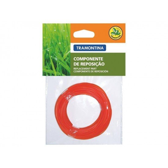 FIO DE NYLON 2.4 MM COM 12 METROS DE COMPRIMENTO PARA ROCADEIRA TRAMONTINA