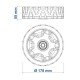 RODA MENOR PARA CORTADOR DE GRAMA CE45M, CC45M E CC50M TRAMONTINA