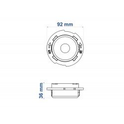 TAMPA PLASTICA DO CARRETEL PARA AP500 600 700 800 1000 TRAMONTINA