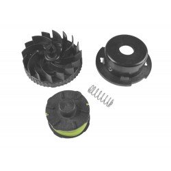 KIT PORTA E TAMPA DO CARRETEL + CARRETEL 2 FIOS + MOLA PARA APARADORES DE GRAMA TRAMONTINA