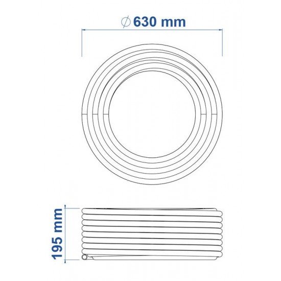 MANGUEIRA PARA IRRIGACAO 3 4 PRETA EM PEBD 1 CAMADA 50 M - 2,5 MM TRAMONTINA