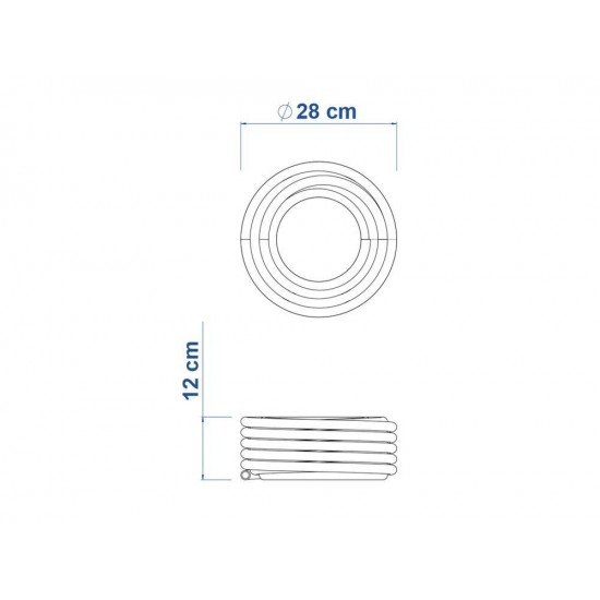 MANGUEIRA FLEX EM PVC VERDE PARA JARDIM COM 20 METROS E COM ENGATES PLASTICOS TRAMONTINA
