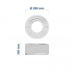 MANGUEIRA FLEX EM PVC PRETO PARA JARDIM, COM 25 METROS E COM ENGATES PLASTICOS TRAMONTINA