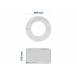 MANGUEIRA FLEX EM PVC VERDE PARA JARDIM DE 5 8 COM 50 METROS TRAMONTINA