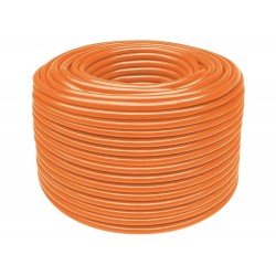 MANGUEIRA SUPER FLEX EM PVC LARANJA PARA JARDIM DE 3 4 COM 100 METROS TRAMONTINA