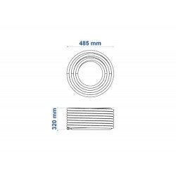MANGUEIRA SUPER FLEX EM PVC LARANJA PARA JARDIM DE 3 4 COM 50 METROS TRAMONTINA