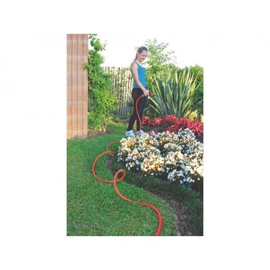 MANGUEIRA NTS ANTITORCAO EM PCV PARA JARDIM DE 1/2 20 METROS COM ACESSORIOS TRAMONTINA