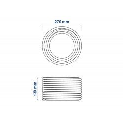 MANGUEIRA TRANSPIRANTE EM PVC PARA JARDIM DE 1/2 COM 20 METROS TRAMONTINA