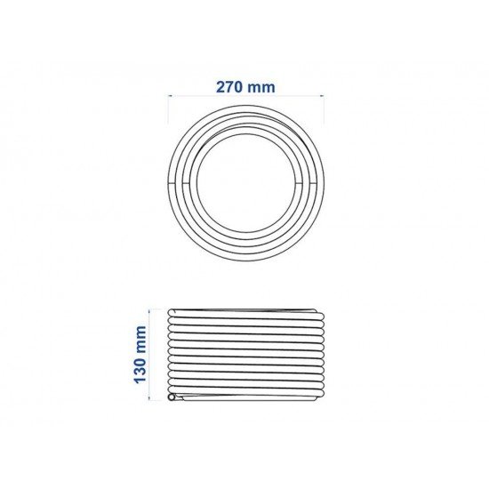 MANGUEIRA TRANSPIRANTE EM PVC PARA JARDIM DE 1/2 COM 20 METROS TRAMONTINA