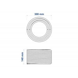 MANGUEIRA TRANSPIRANTE EM PVC PARA JARDIM DE 1 2 COM 25 METROS TRAMONTINA