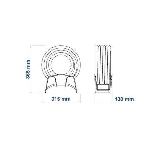 MANGUEIRA FLEX EM PVC PARA JARDIM COM 25 METROS E COM ENGATES E SUPORTE PLASTICOS TRAMONTINA