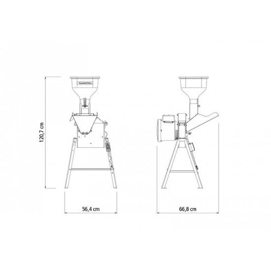 TRITURADOR FOR ABE 2 HP BIV TRE25 TRAMONTINA