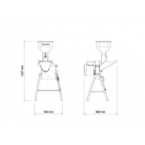 TRITURADOR FOR ABE 2 HP BIV TRE25 TRAMONTINA