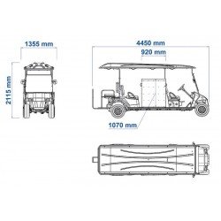 VEICULO UTILITARIO ELETRICO ELETTRO 320CD TRAMONTINA