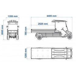 VEICULO UTILITARIO ELETRICO ELETTRO 320CG TRAMONTINA