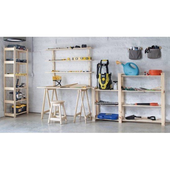 PAINEL TRAMONTINA MODULARE EM MADEIRA PINUS COM ACABAMENTO NATURAL 1200X300X18 NAT