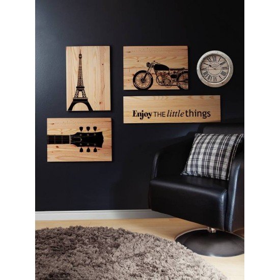 PAINEL TRAMONTINA MODULARE EM MADEIRA PINUS COM ACABAMENTO NATURAL 800X400X18 CC