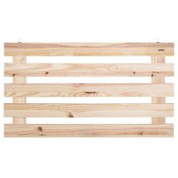 PAINEL TRAMONTINA MODULARE EM MADEIRA PINUS COM ACABAMENTO NATURAL FLOREIRA S H