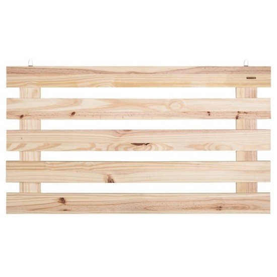 PAINEL TRAMONTINA MODULARE EM MADEIRA PINUS COM ACABAMENTO NATURAL FLOREIRA S H