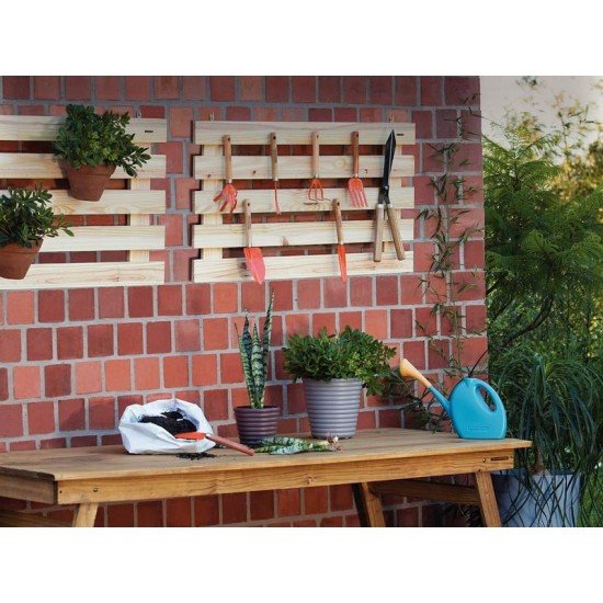 PAINEL TRAMONTINA MODULARE EM MADEIRA PINUS COM ACABAMENTO NATURAL FLOREIRA S H