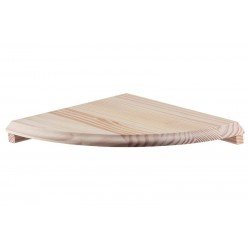 PRATELEIRA CANTO EM MADEIRA PINUS COM ACABAMENTO NATURAL400X400X18 TRAMONTINA