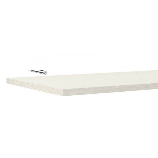 PRATELEIRA ELITE MADEIRA PINUS BRANCO BORDA EM PVC E SUPORTE INVISIVEL 600X250X15 MM TRAMONTINA