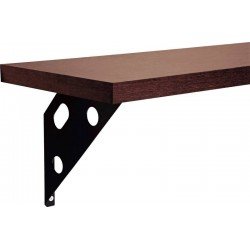 PRATELEIRA ELITE NEW FINE MADEIRA PINUS C BORDA EM PVC E SUPORTE METALICO 1200X250X15 MM TRAMONTINA