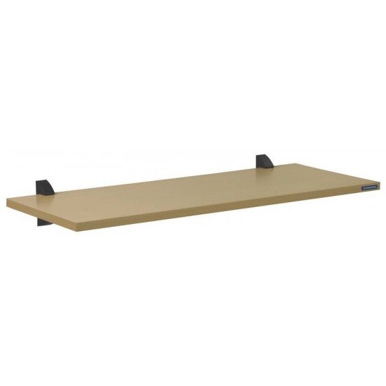 PRATELEIRA ELITE NOCE B MADEIRA PINUS C BORDA EM PVC E SUPORTE INJETADO 600X250X15 MM TRAMONTINA