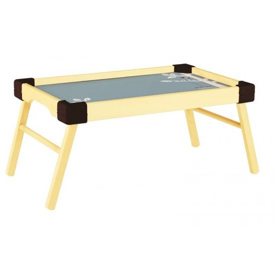 BANDEJA MODELO SMALL ADESIVADA COM PES DOBRAVEIS E CANTONEIRAS EM POLIPROPILENO TRAMONTINA