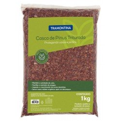 CASCA DE PINUS TRAMONTINA TRITURADA 1KG