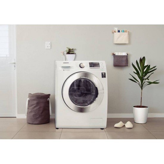 ORGANIZADOR DE PAREDE EM LONA CINZA COM SUPORTE DE MADEIRA TRAMONTINA