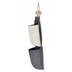 ORGANIZADOR TRAMONTINA PARA PENDURAR EM LONA COM CORDA E 2 BOLSOS