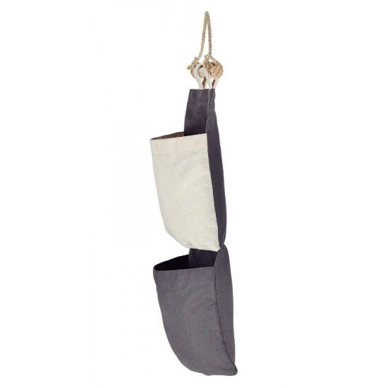 ORGANIZADOR TRAMONTINA PARA PENDURAR EM LONA COM CORDA E 2 BOLSOS