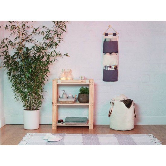 ORGANIZADOR TRAMONTINA PARA PENDURAR EM LONA COM CORDA E 3 BOLSOS